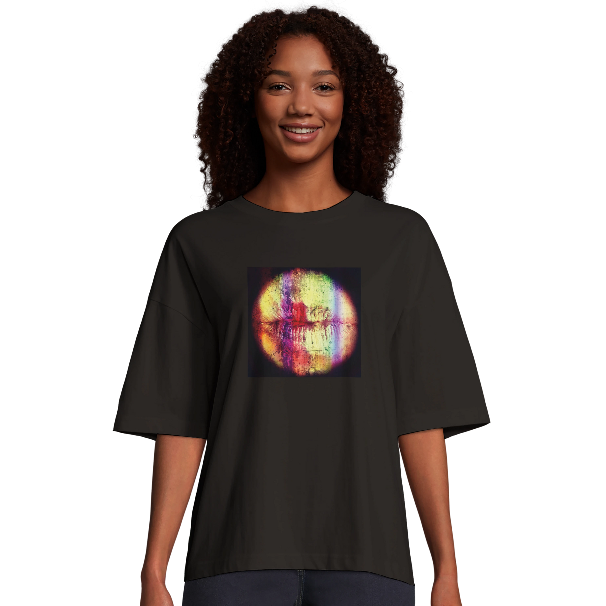 Love - "Chromatic Kiss" T-shirt Deep Black 4