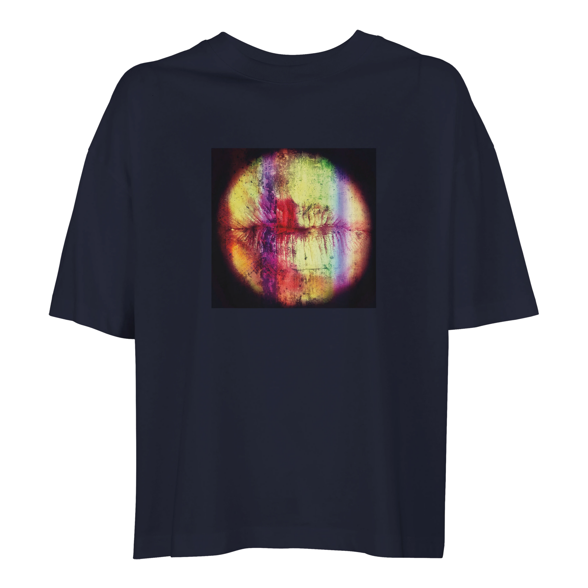 Love - "Chromatic Kiss" T-shirt French Navy 1
