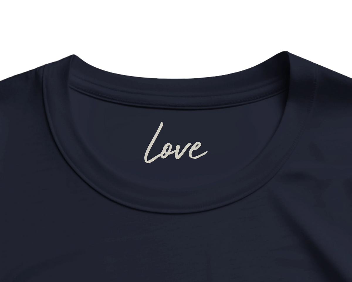Love - "Chromatic Kiss" T-shirt French Navy 2