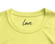 Love - "Chromatic Kiss" T-shirt Light Yellow 2