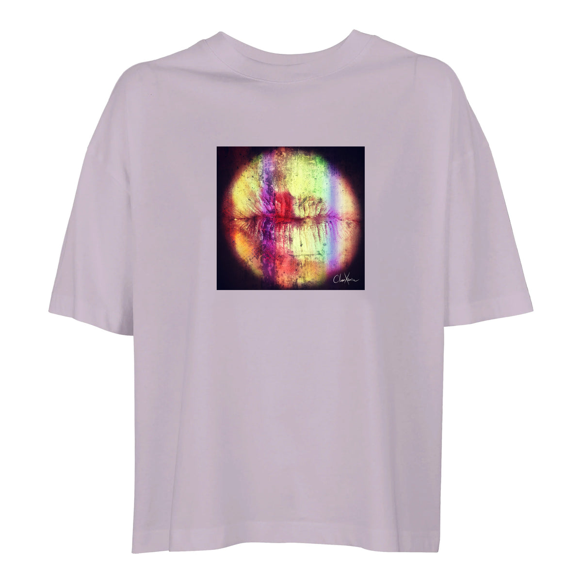 Love - "Chromatic Kiss" T-shirt lilak 1