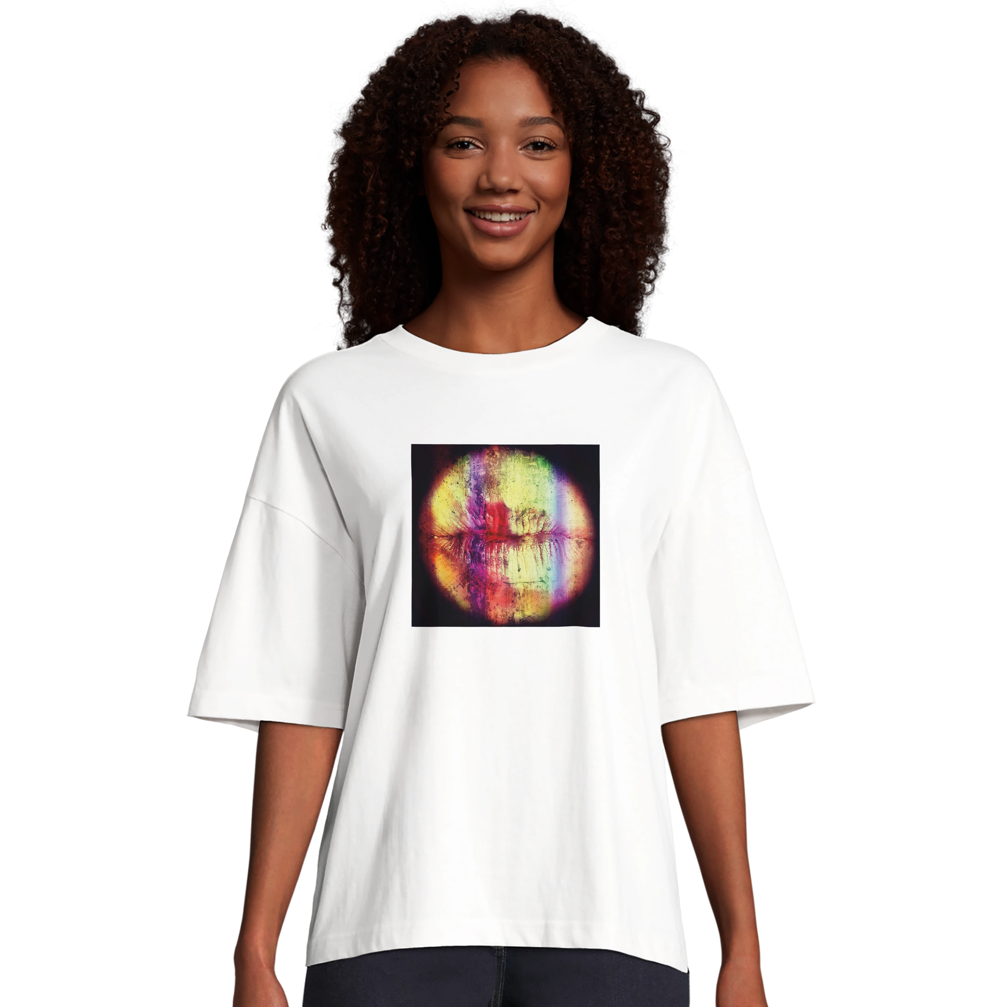Love - "Chromatic Kiss" T-shirt White 4