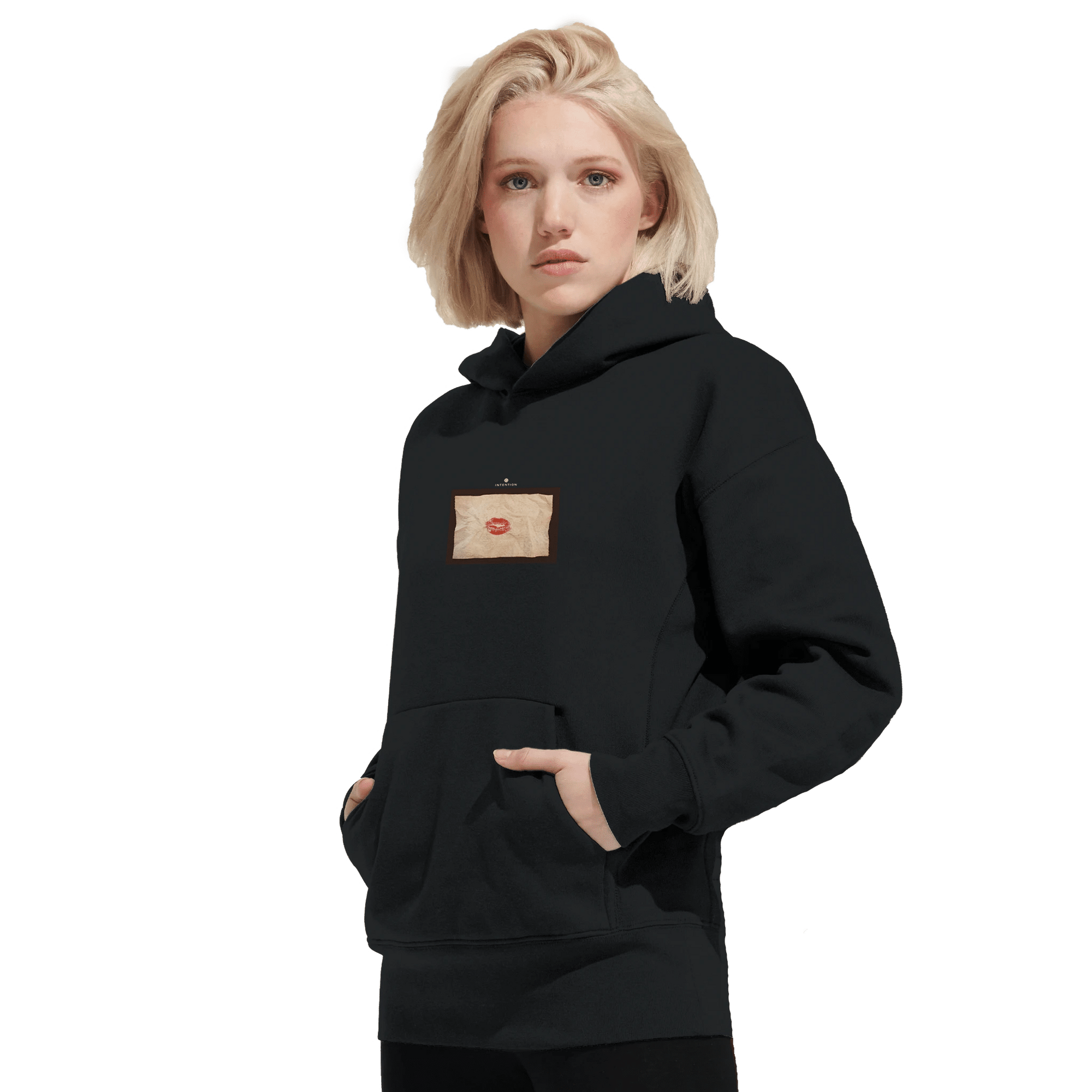 Lucky - "Kiss my Ass" Hoodie Black XS 5