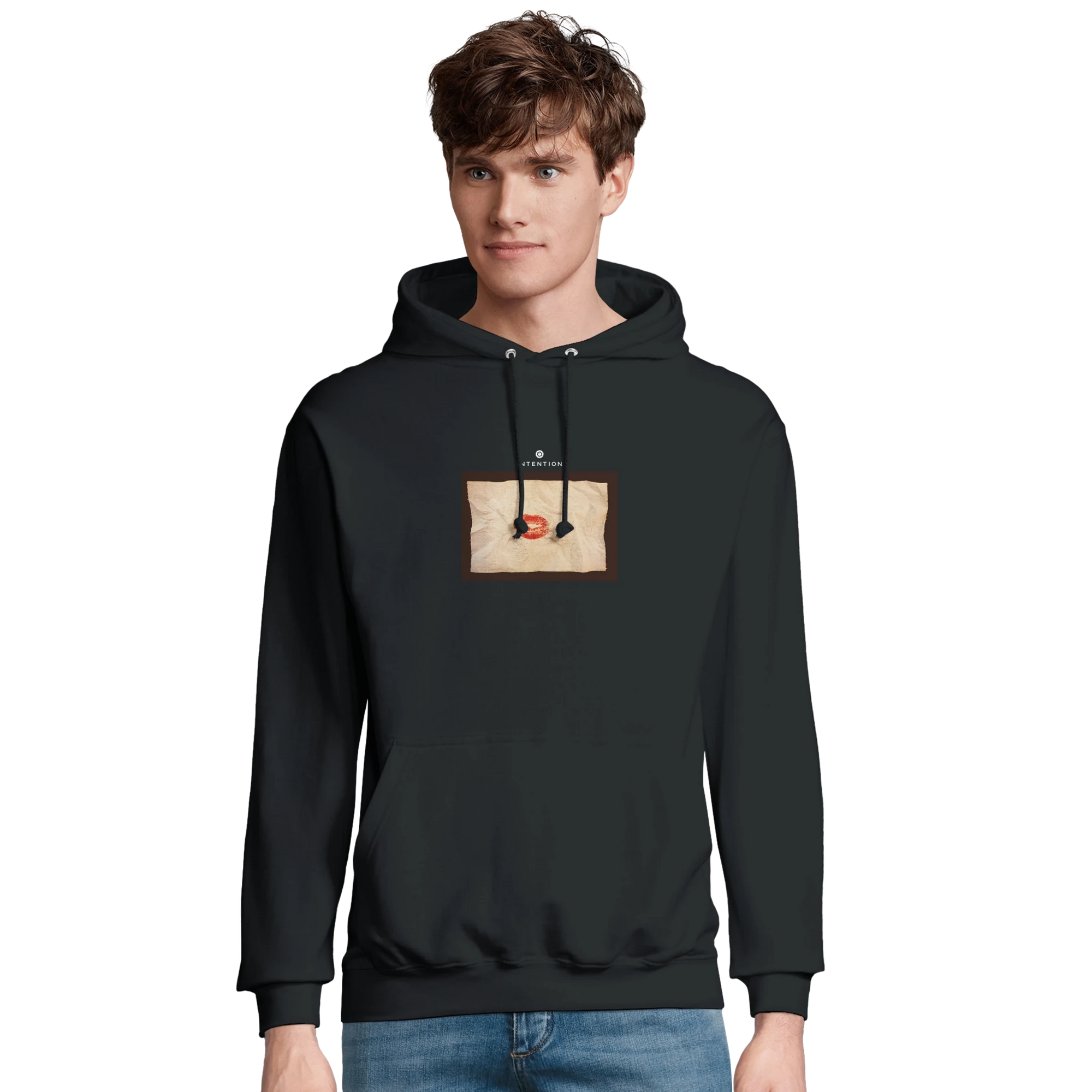 Lucky - "Kiss my Ass" Hoodie Black XS 31