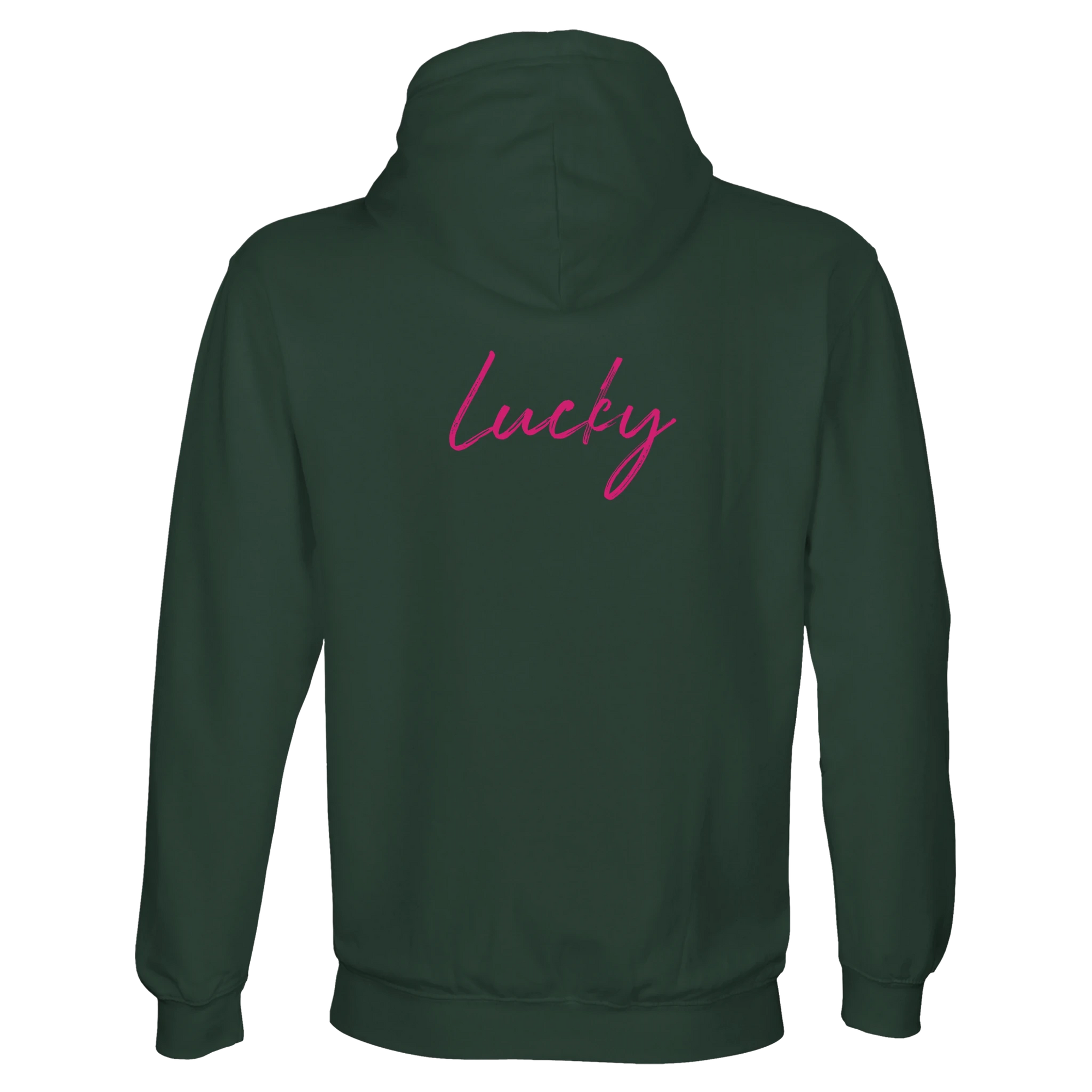 Lucky - "Kiss my Ass" Hoodie Bottle Green XS 45