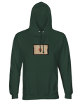 Lucky - "Kiss my Ass" Hoodie Bottle Green XS 44