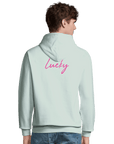 Lucky - "Kiss my Ass" Hoodie creamy green XS 7