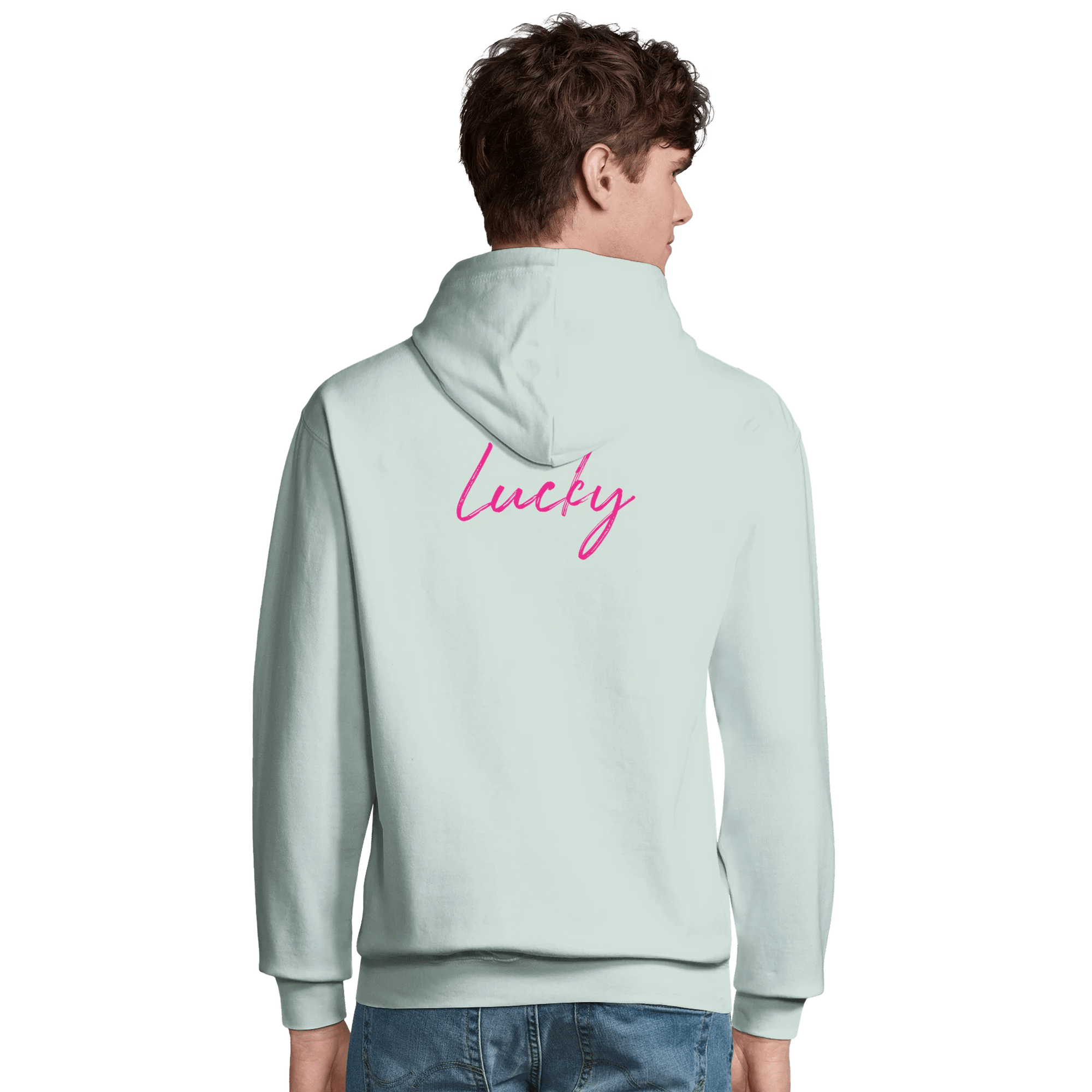 Lucky - "Kiss my Ass" Hoodie creamy green XS 7