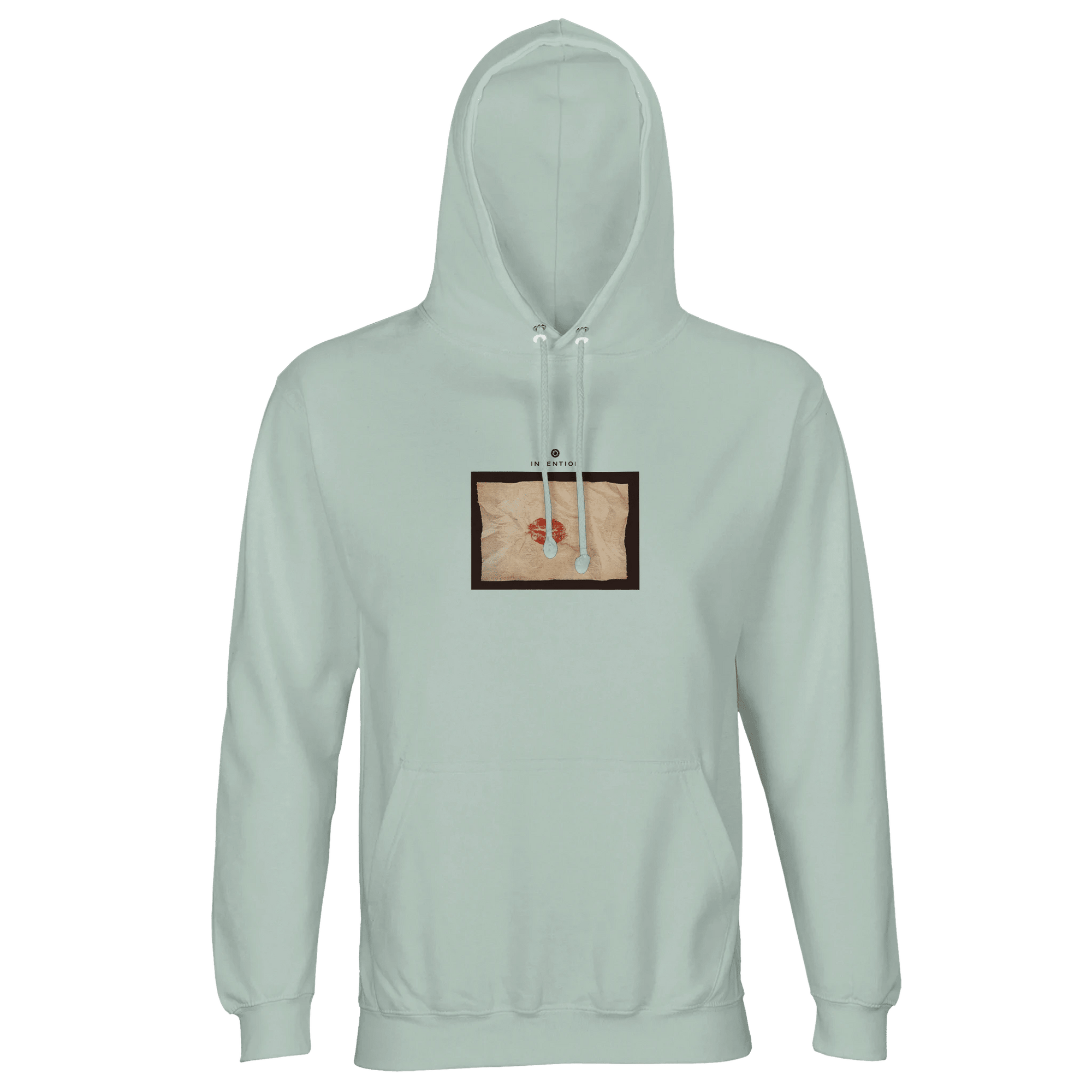 Lucky - "Kiss my Ass" Hoodie creamy green XS 4