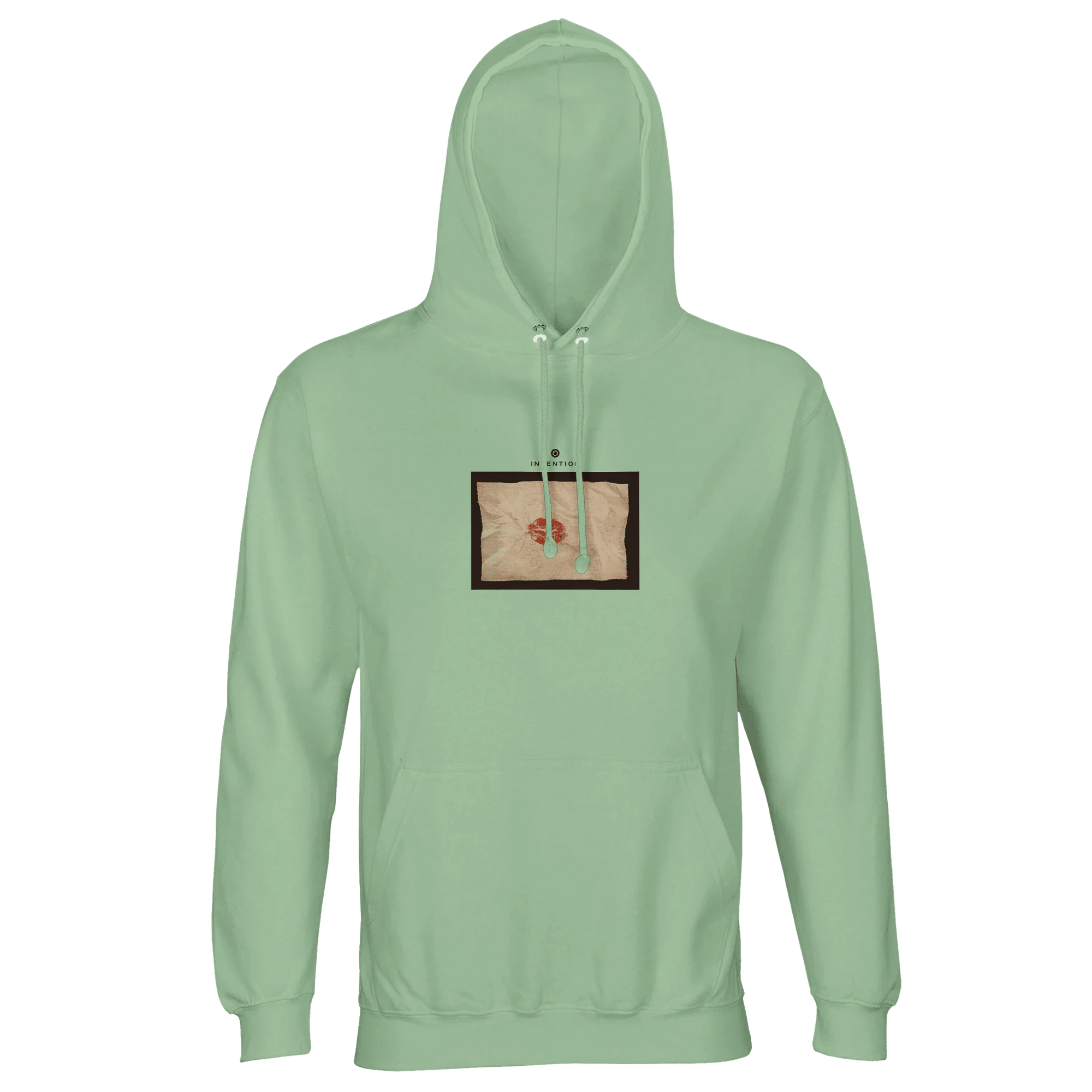 Lucky - "Kiss my Ass" Hoodie frozen green XS 24