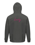 Lucky - "Kiss my Ass" Hoodie charcoal melange XS 2