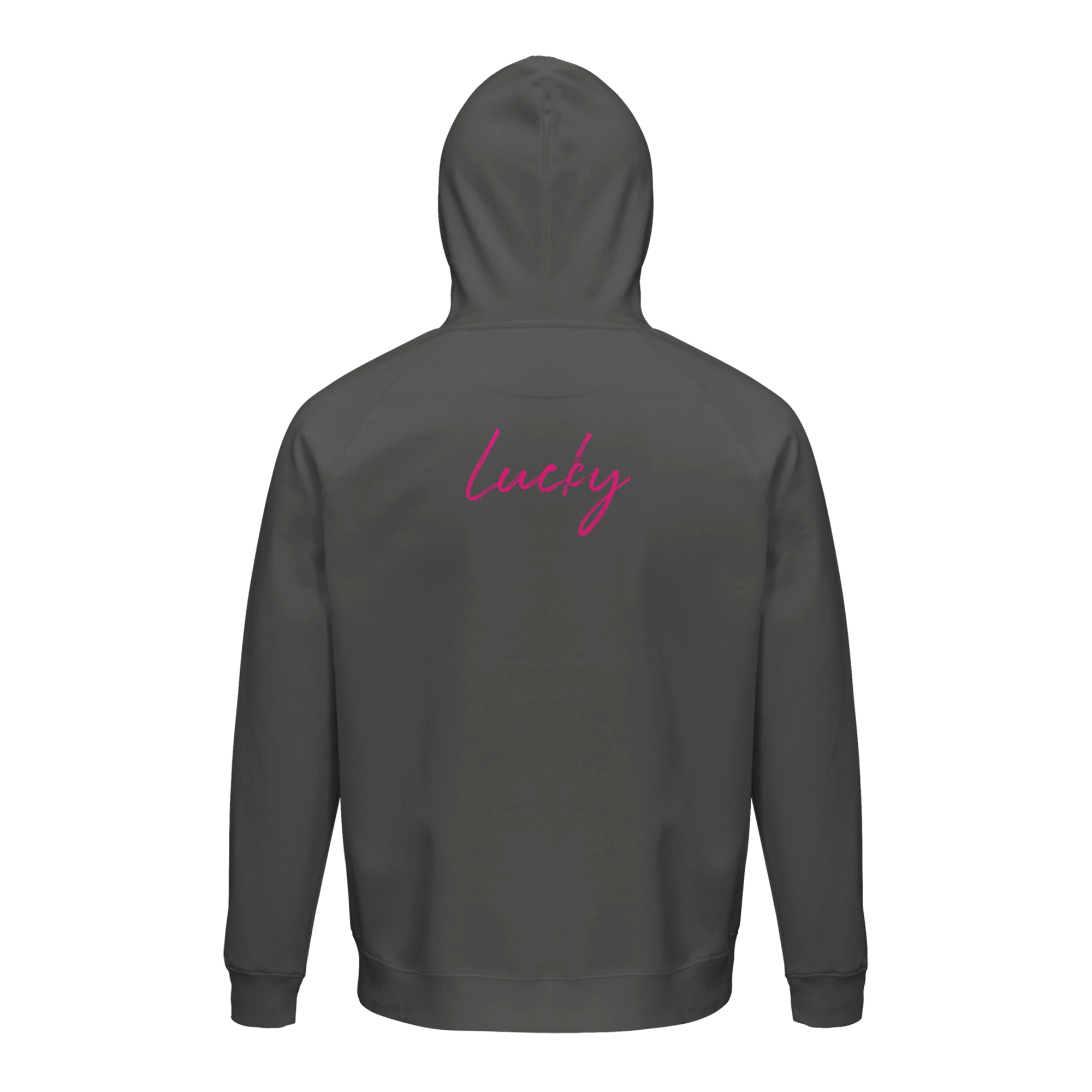 Lucky - "Kiss my Ass" Hoodie charcoal melange XS 2