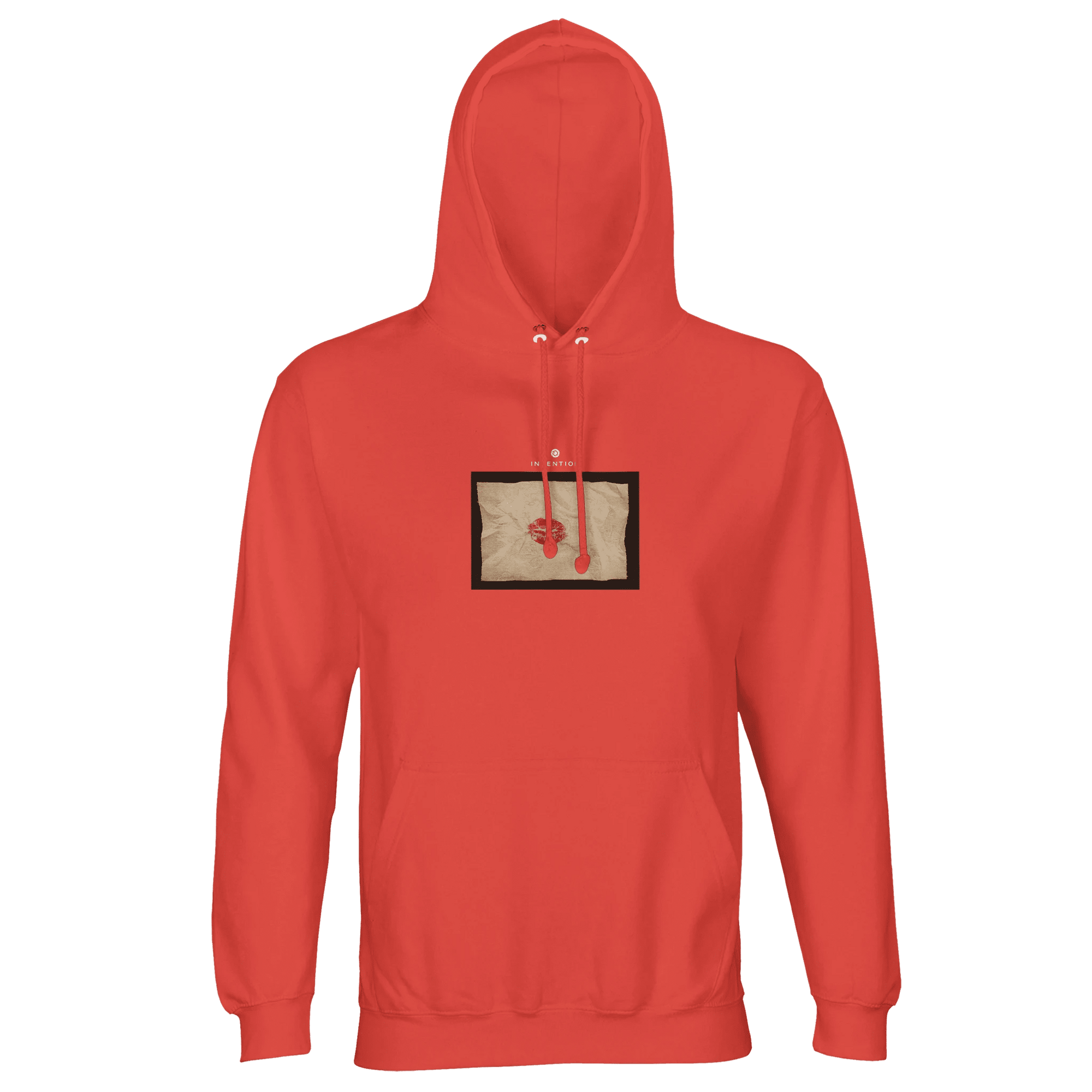 Lucky - "Kiss my Ass" Hoodie pop orange XS 14