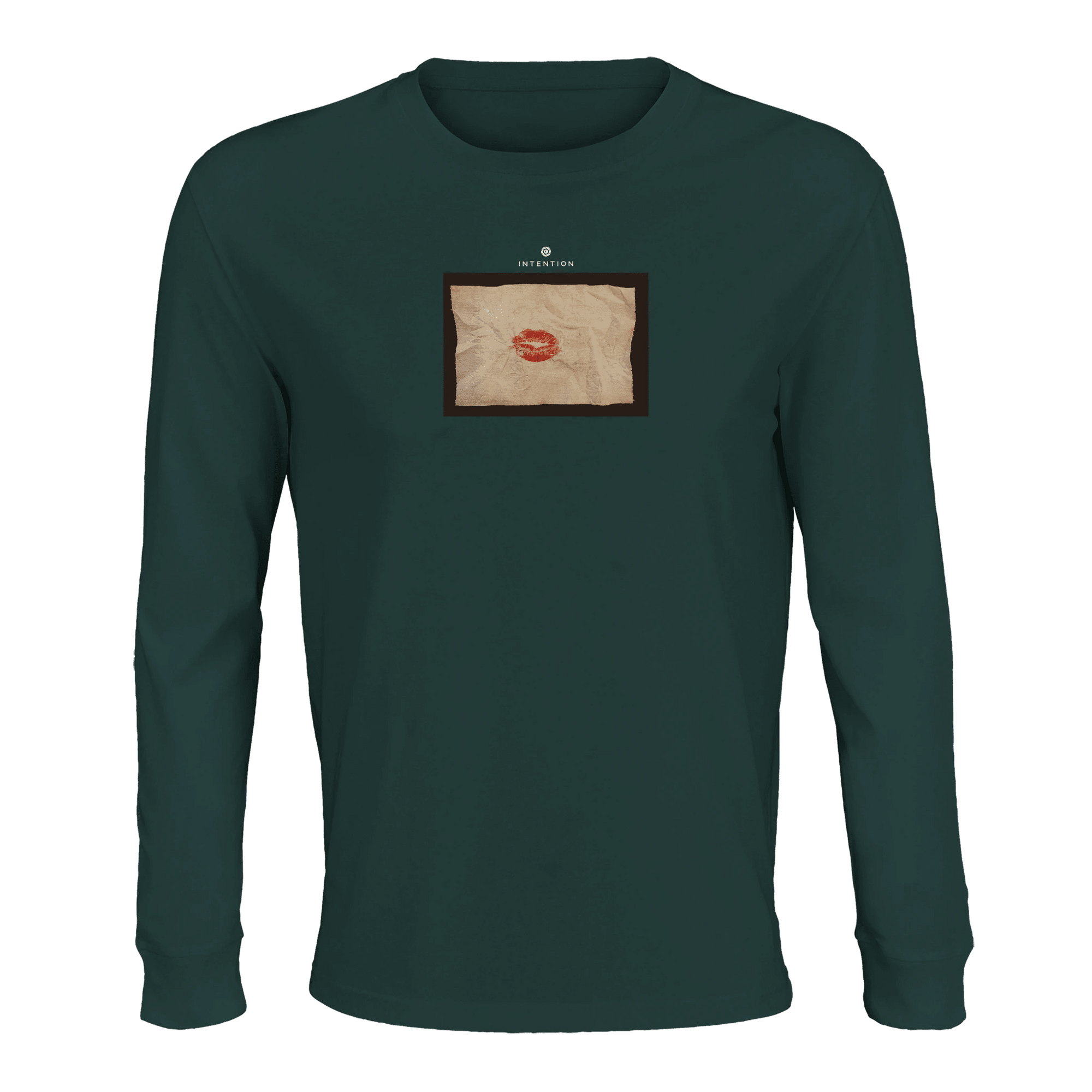 Lucky - "Kiss my Ass" Long sleeve green empire XS 1