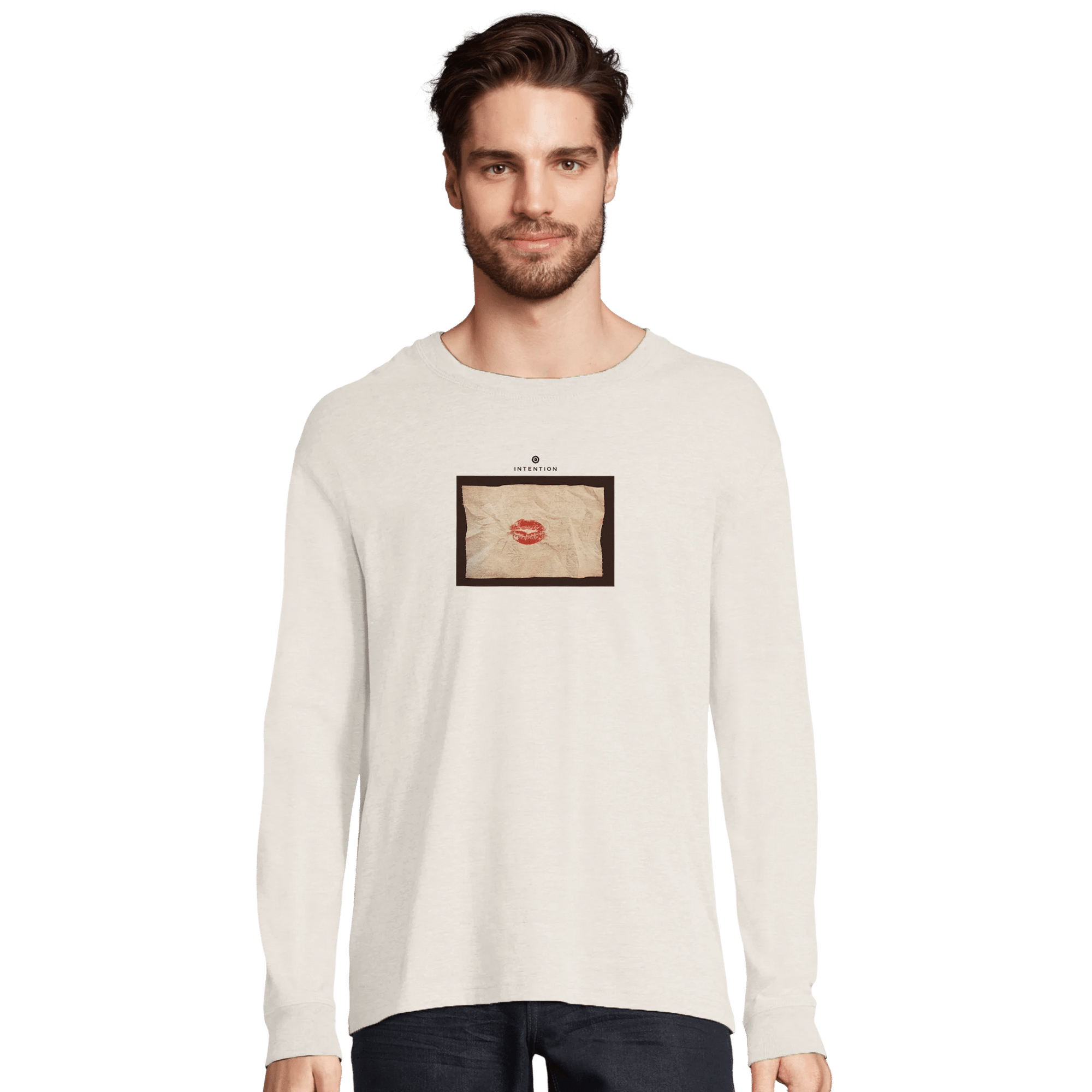 Lucky - "Kiss my Ass" Long sleeve Off White XS 3