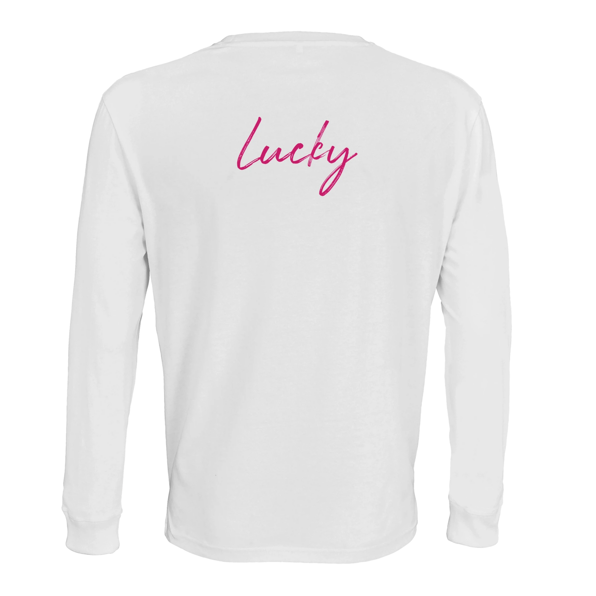 Lucky - "Kiss my Ass" Long sleeve White XS 2