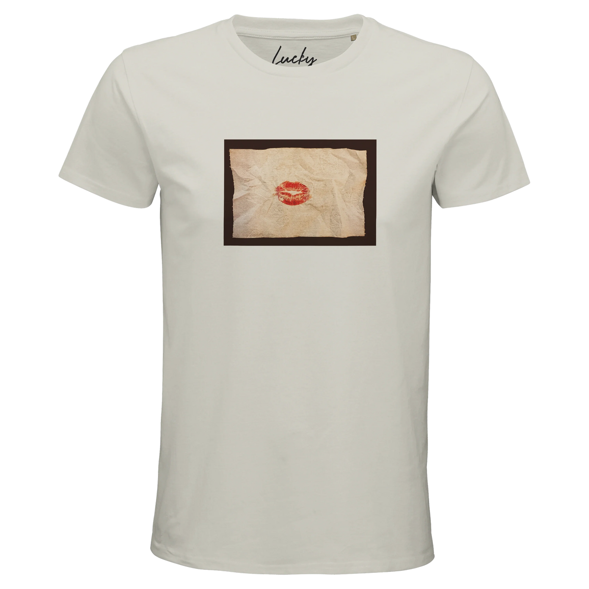 Lucky - "Kiss my Ass" T-shirt Ash 1