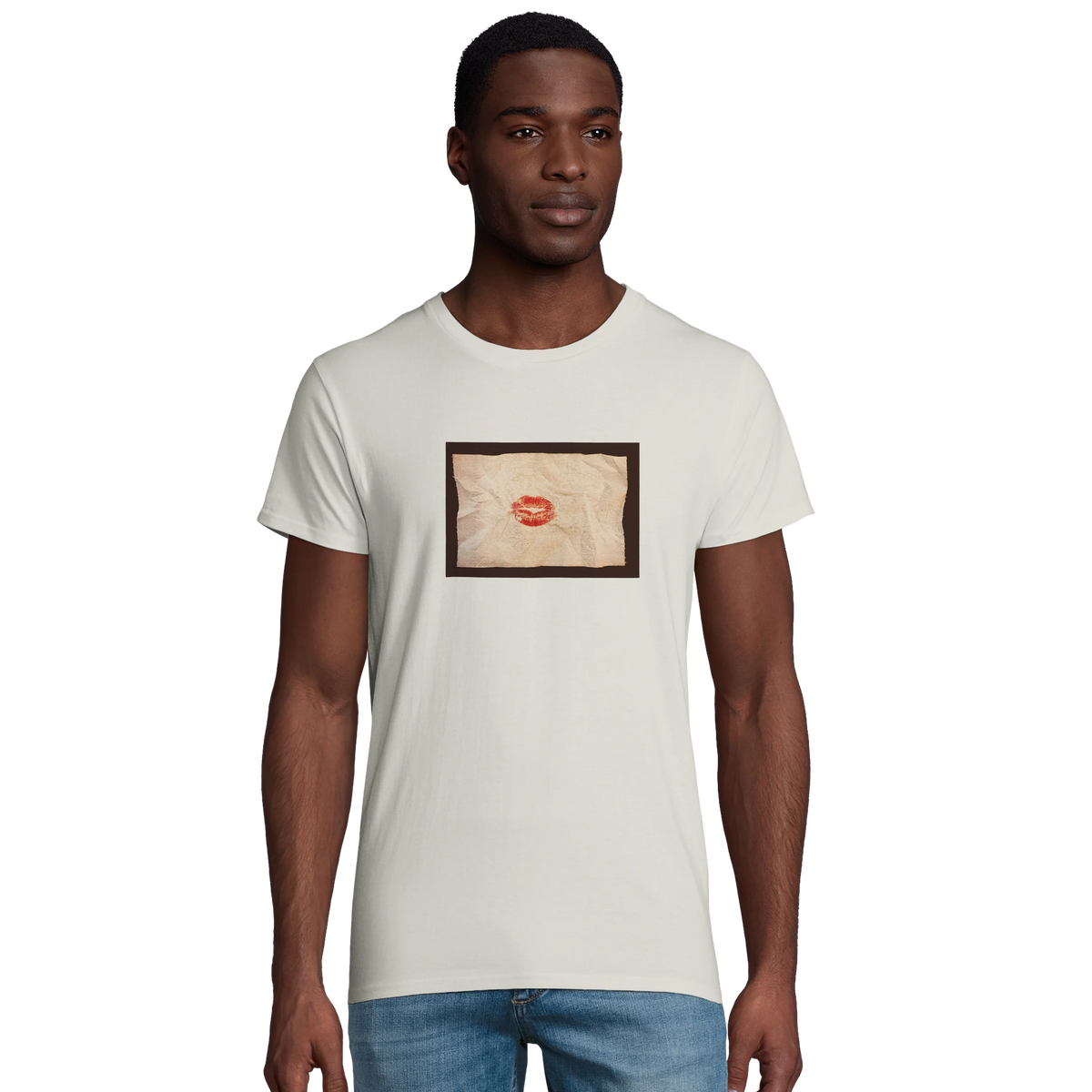 Lucky - "Kiss my Ass" T-shirt Ash 4