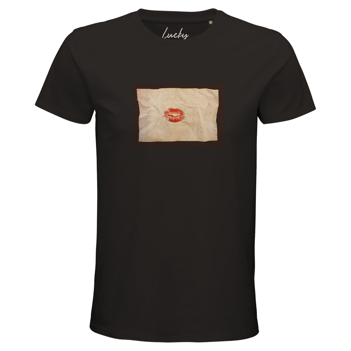 Lucky - "Kiss my Ass" T-shirt Deep Black 1