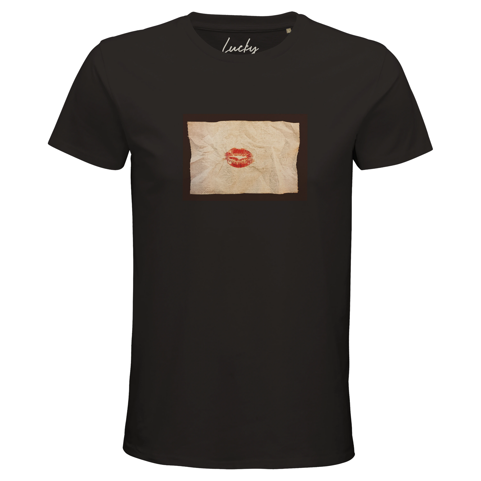 Lucky - "Kiss my Ass" T-shirt Deep Black 1