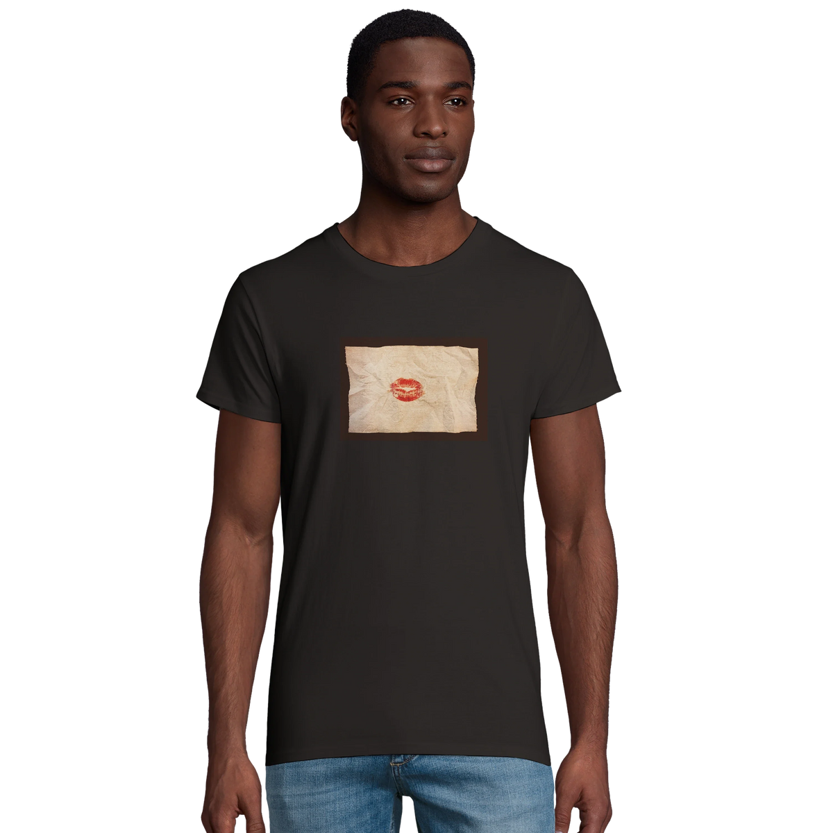 Lucky - "Kiss my Ass" T-shirt Deep Black 4