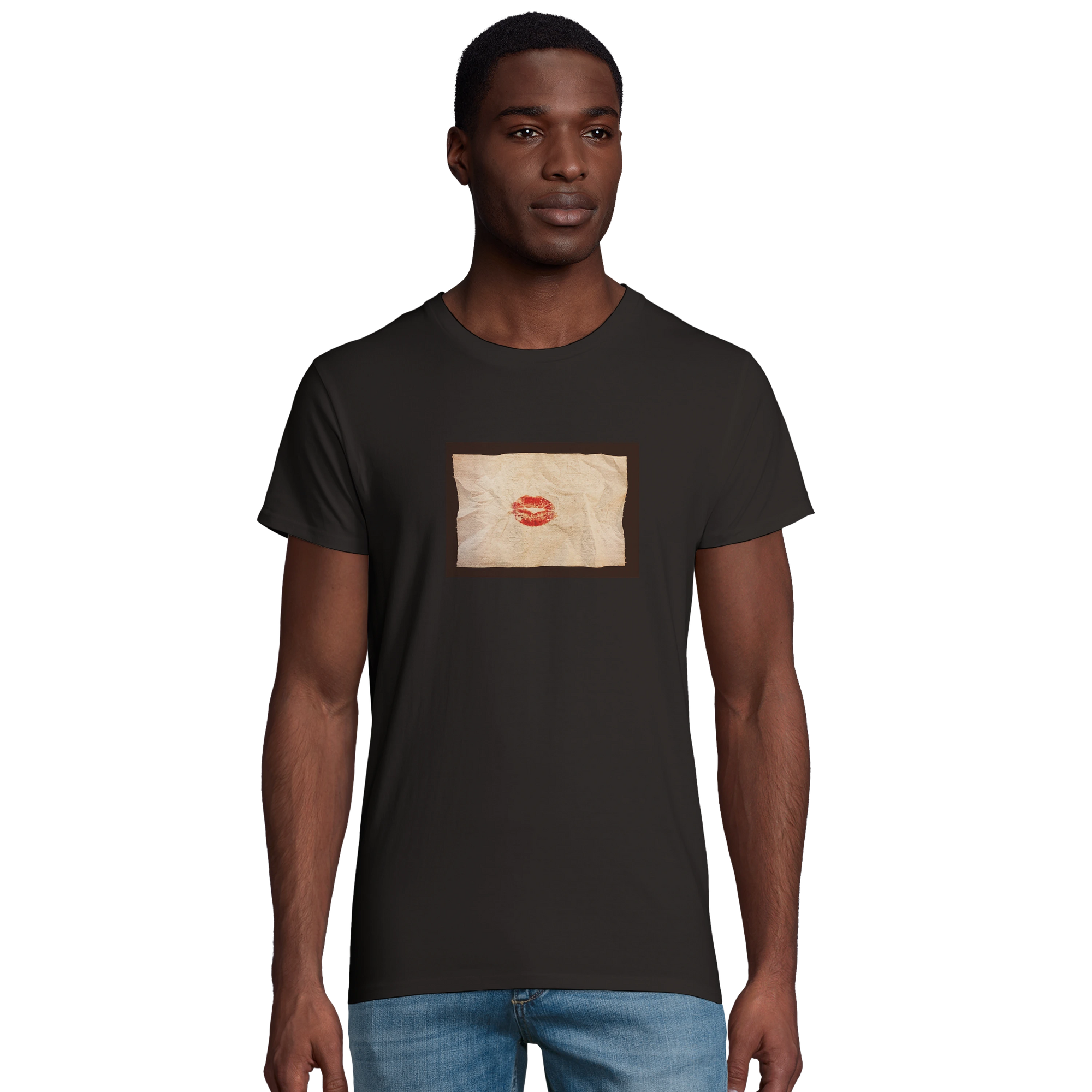 Lucky - "Kiss my Ass" T-shirt Deep Black 4