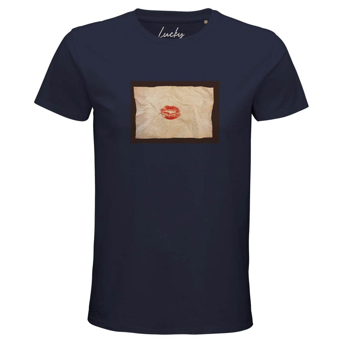 Lucky - "Kiss my Ass" T-shirt French Navy 1