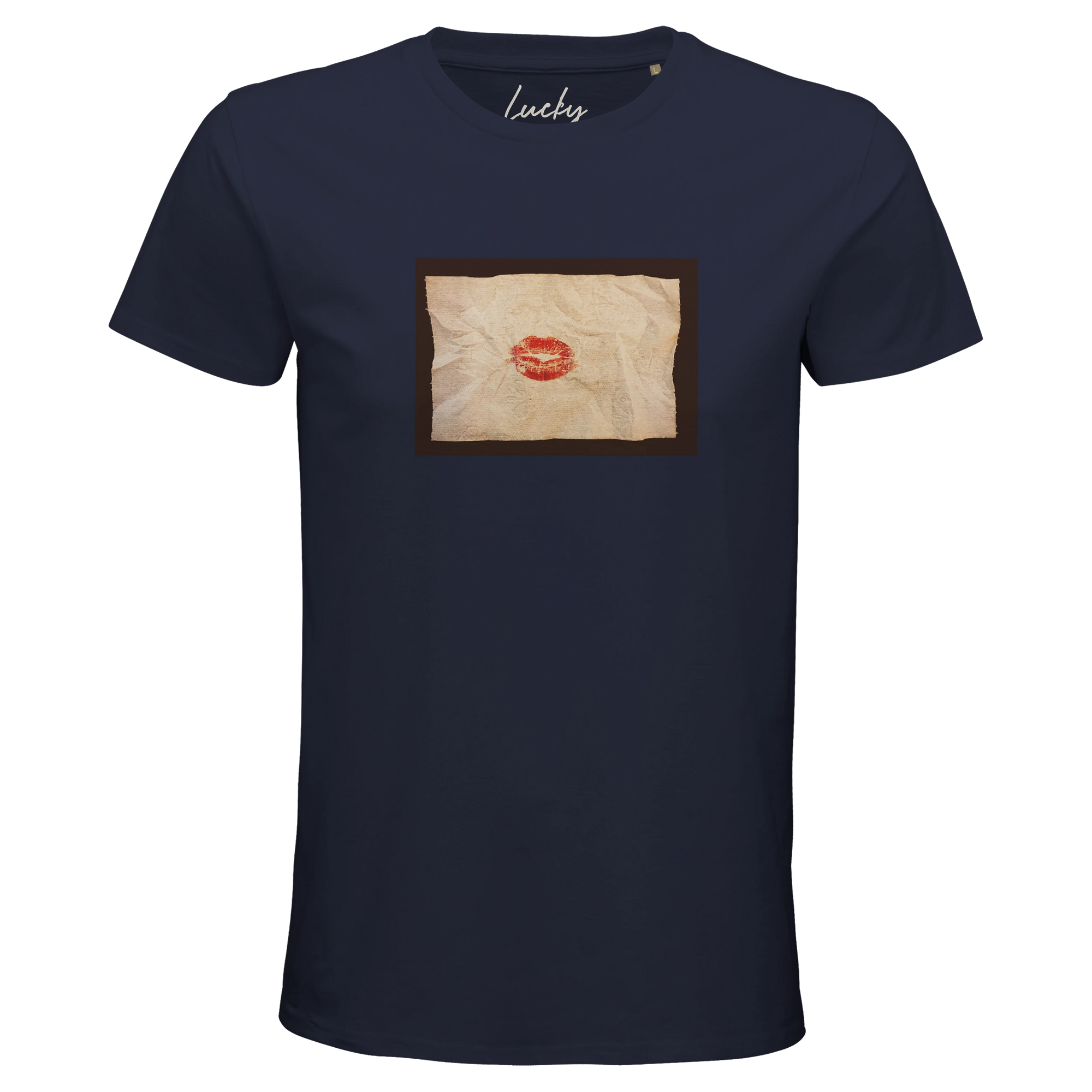 Lucky - "Kiss my Ass" T-shirt French Navy 1