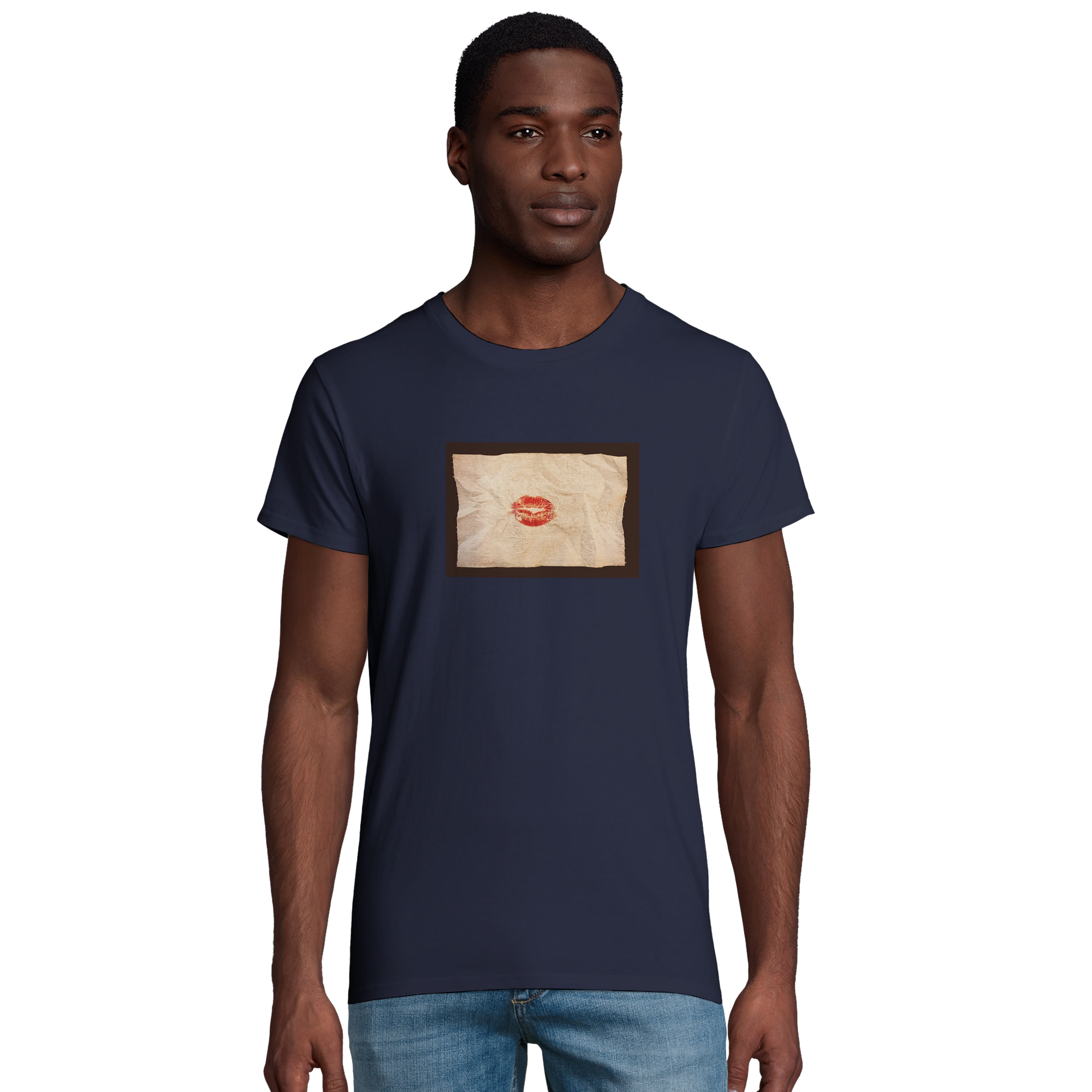 Lucky - "Kiss my Ass" T-shirt French Navy 4