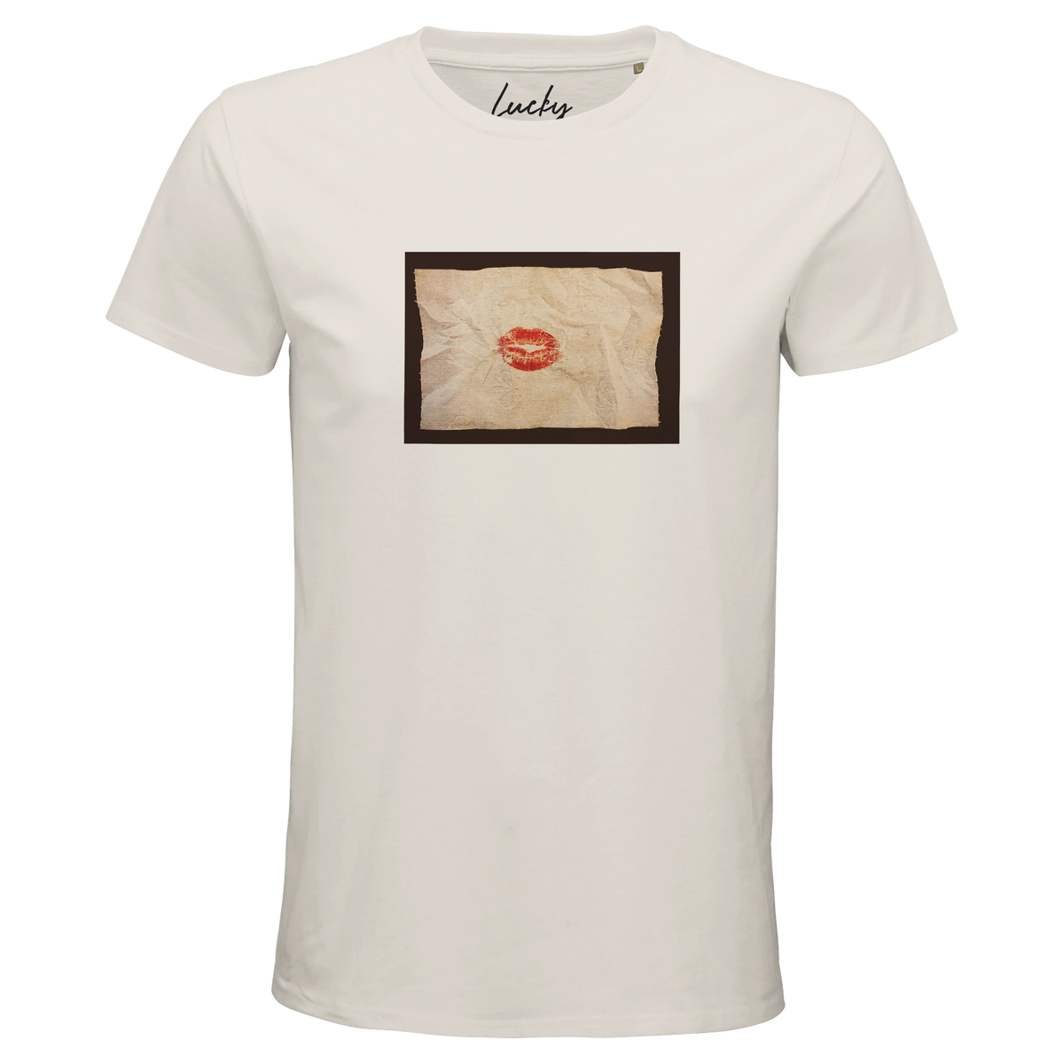 Lucky - "Kiss my Ass" T-shirt Off White 1