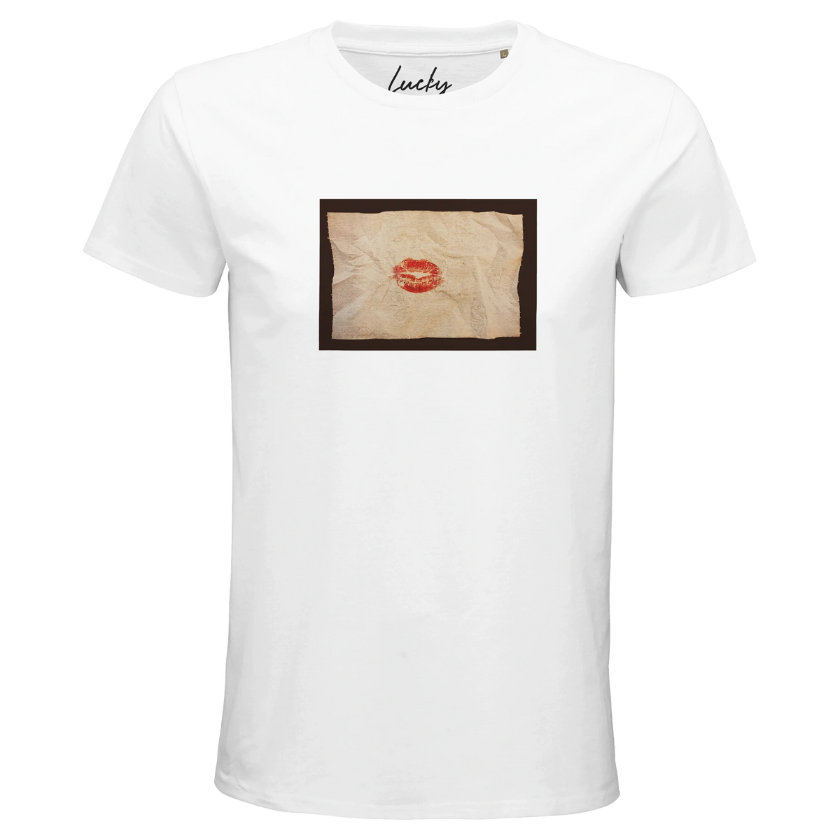 Lucky - "Kiss my Ass" T-shirt White 1