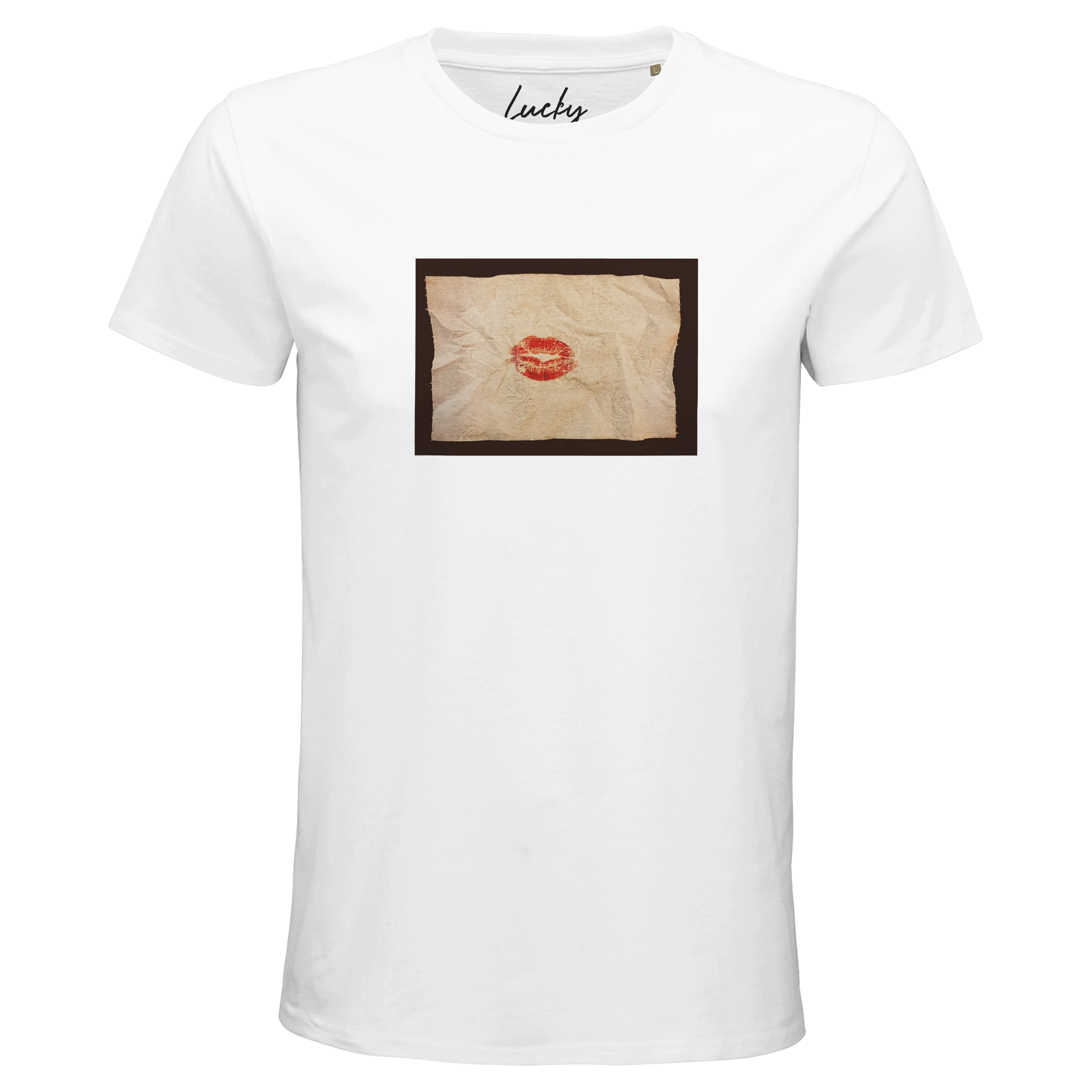 Lucky - "Kiss my Ass" T-shirt White 1