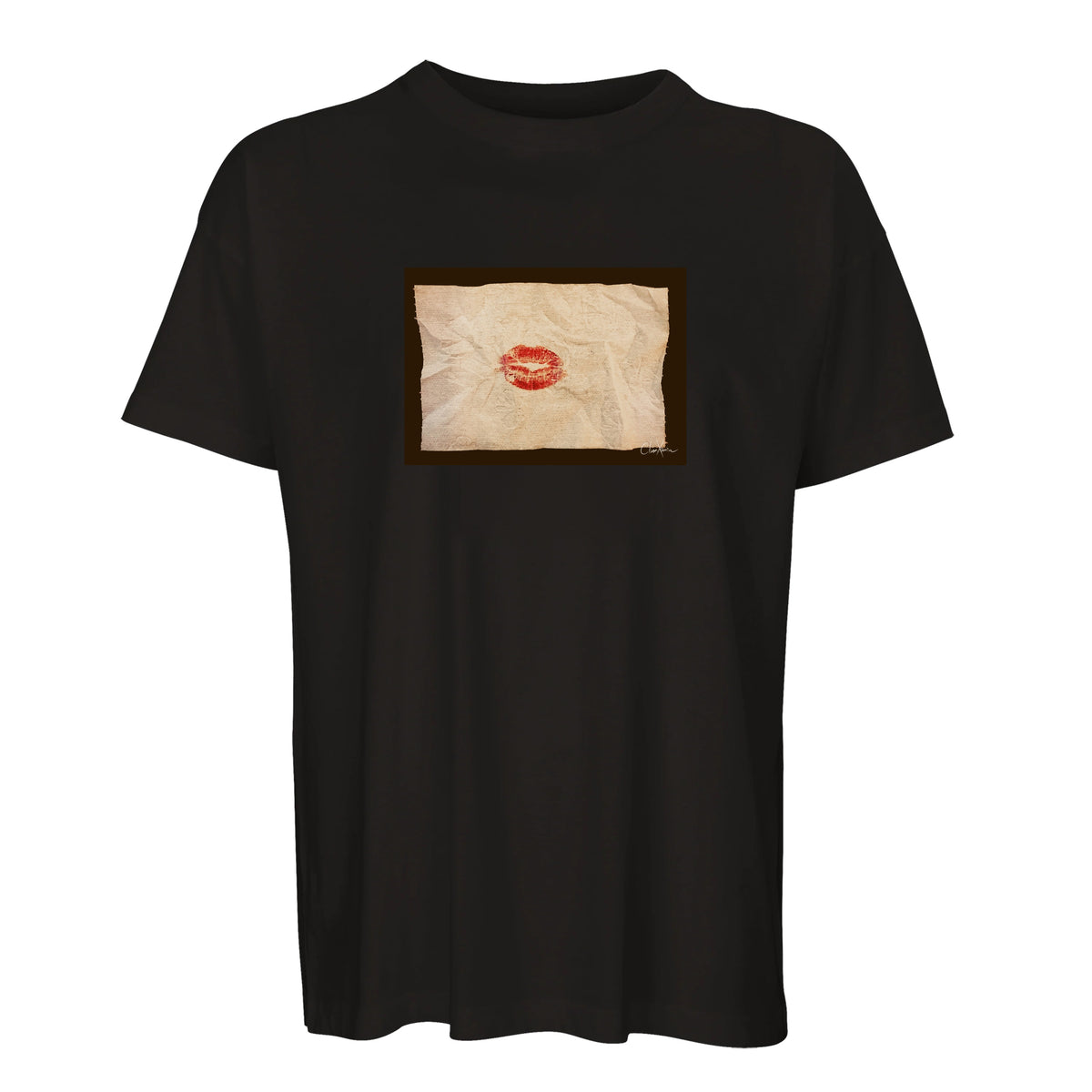 Lucky - "Kiss my Ass" T-shirt Deep Black 1