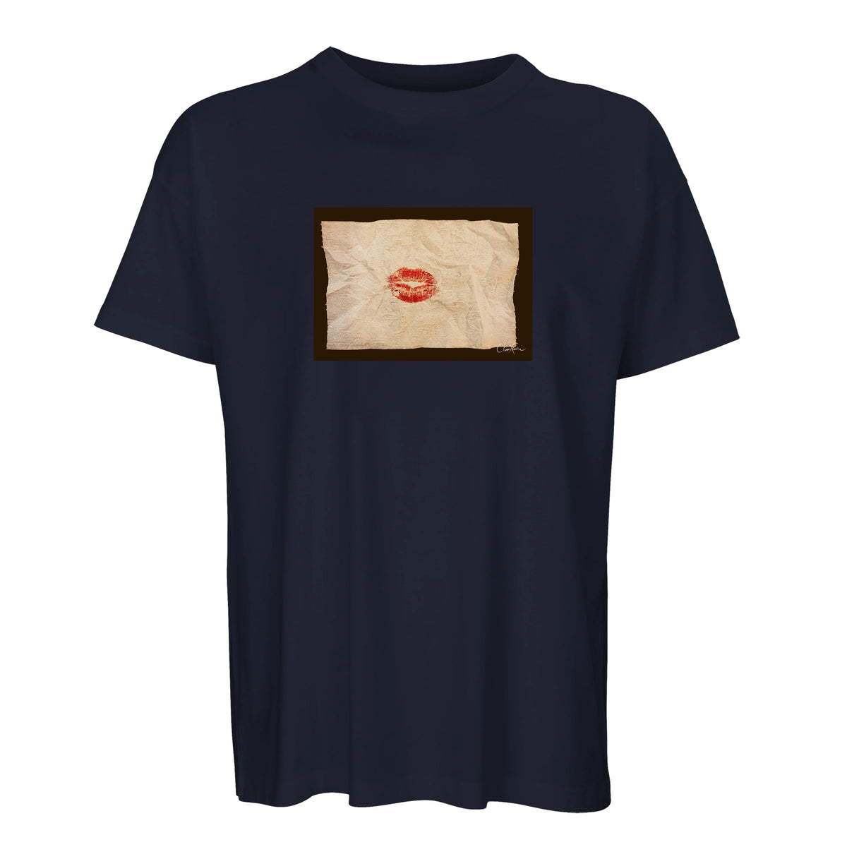 Lucky - "Kiss my Ass" T-shirt French Navy 1