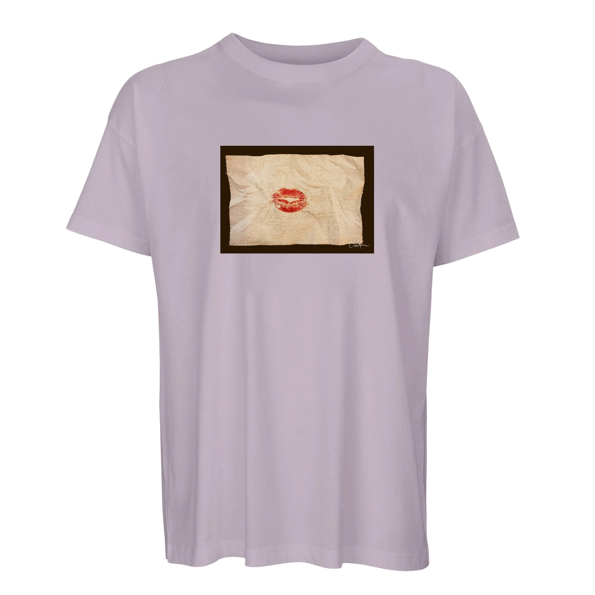 Lucky - "Kiss my Ass" T-shirt lilak 1