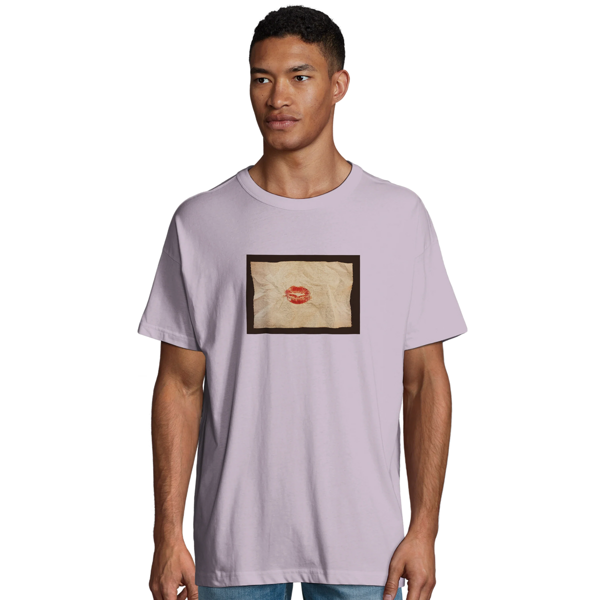 Lucky - "Kiss my Ass" T-shirt lilak 4