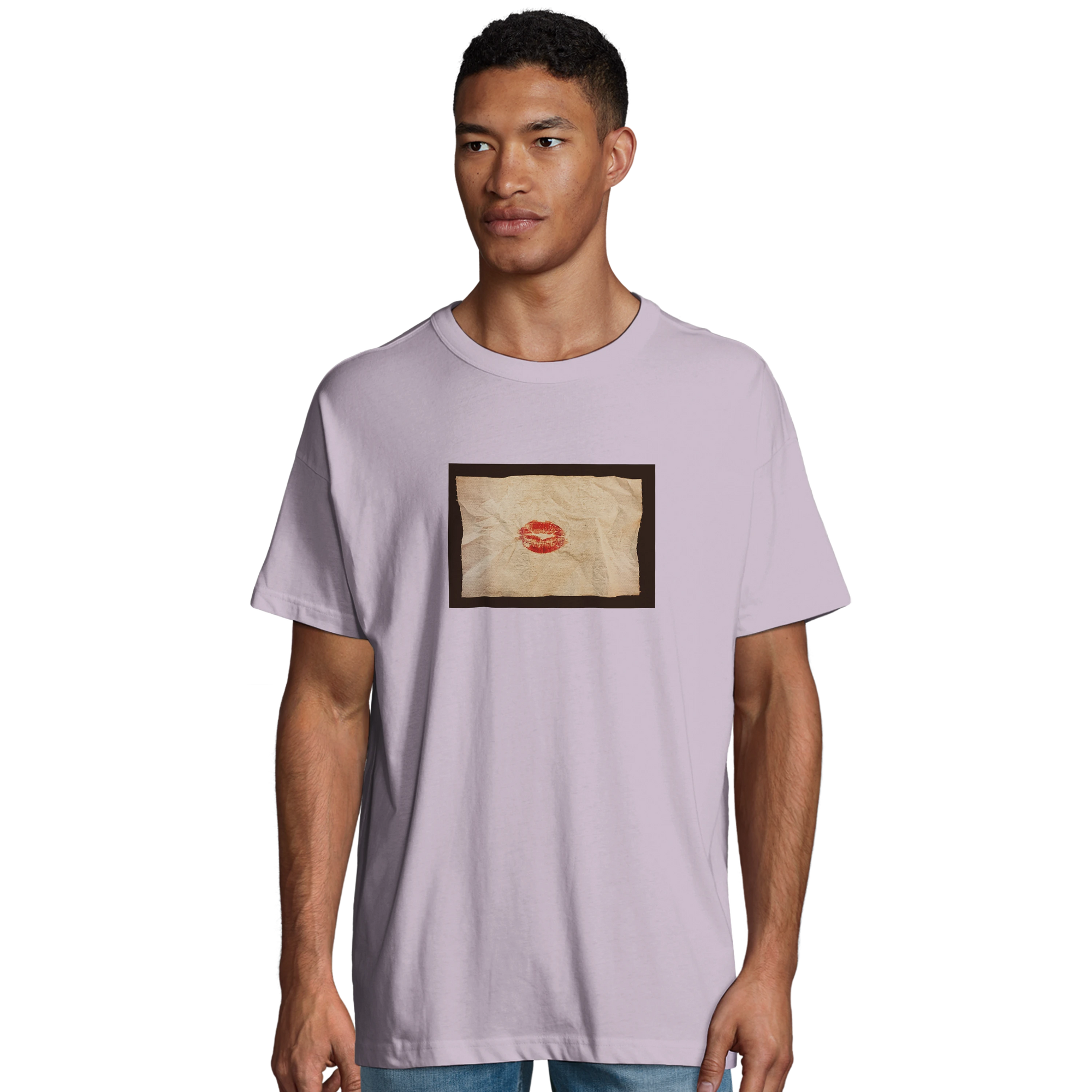 Lucky - "Kiss my Ass" T-shirt lilak 4