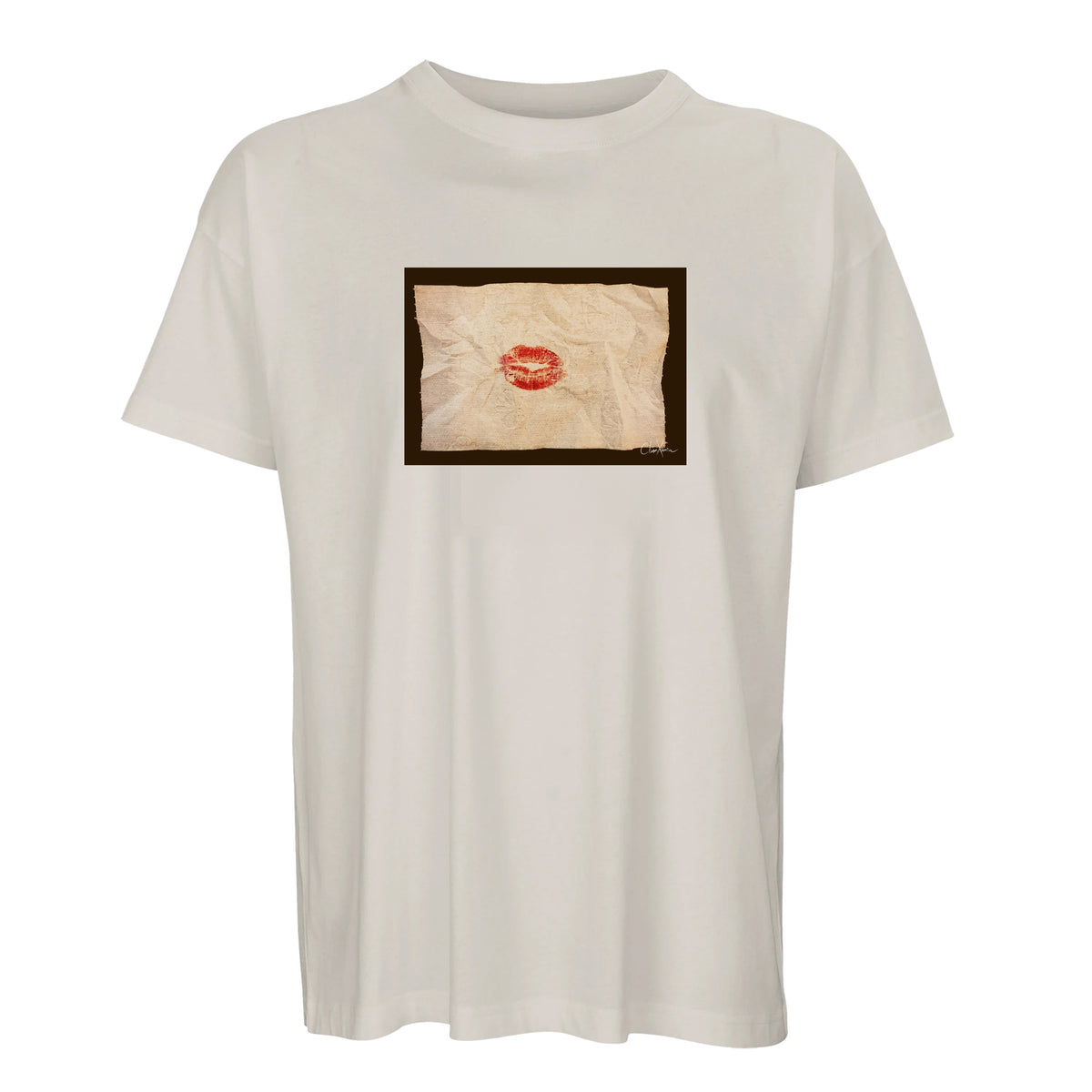Lucky - "Kiss my Ass" T-shirt Off White 1