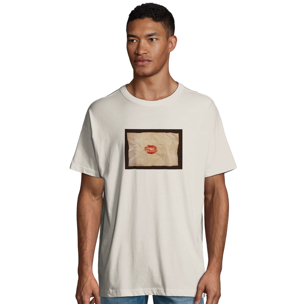 Lucky - "Kiss my Ass" T-shirt Off White 4