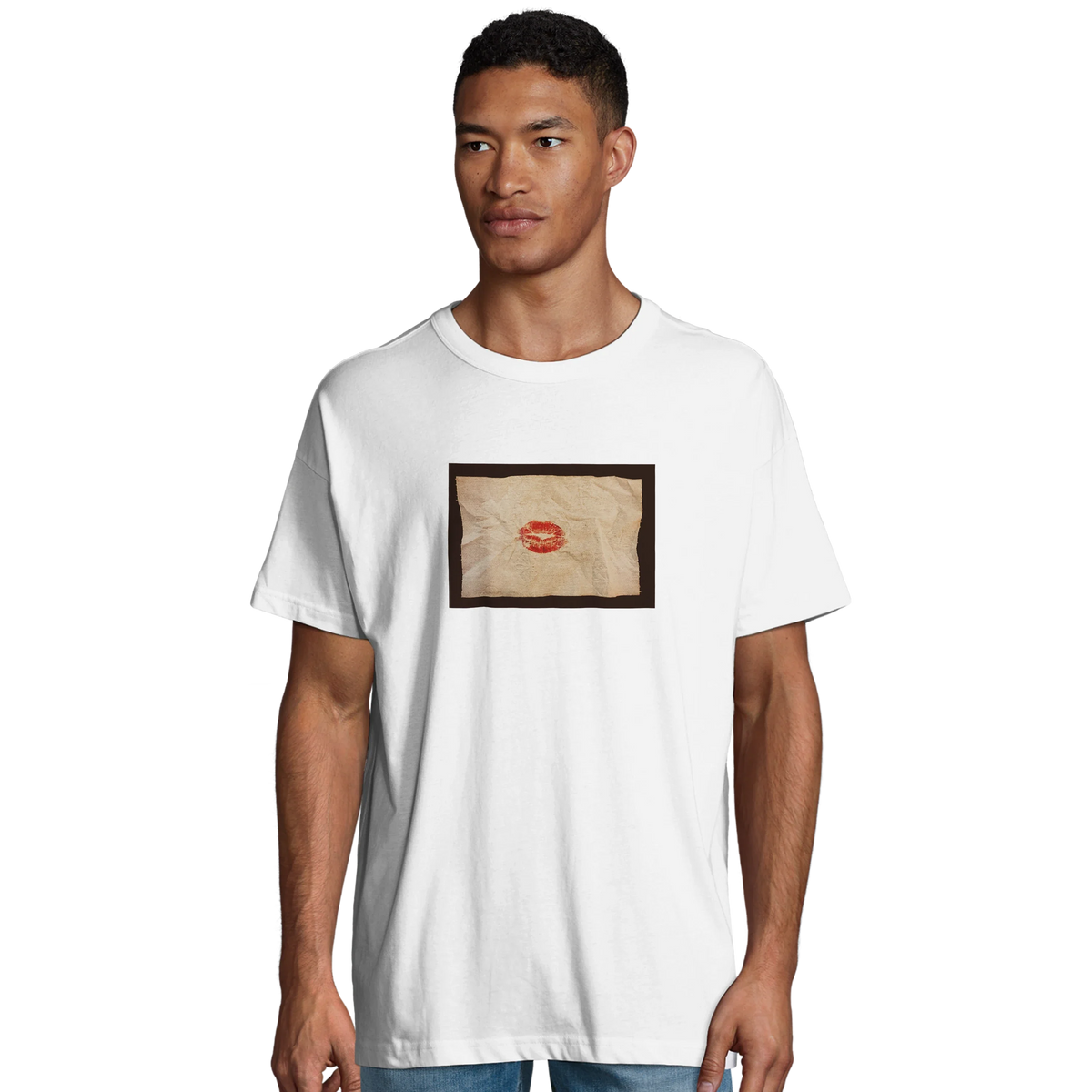 Lucky - "Kiss my Ass" T-shirt White 4