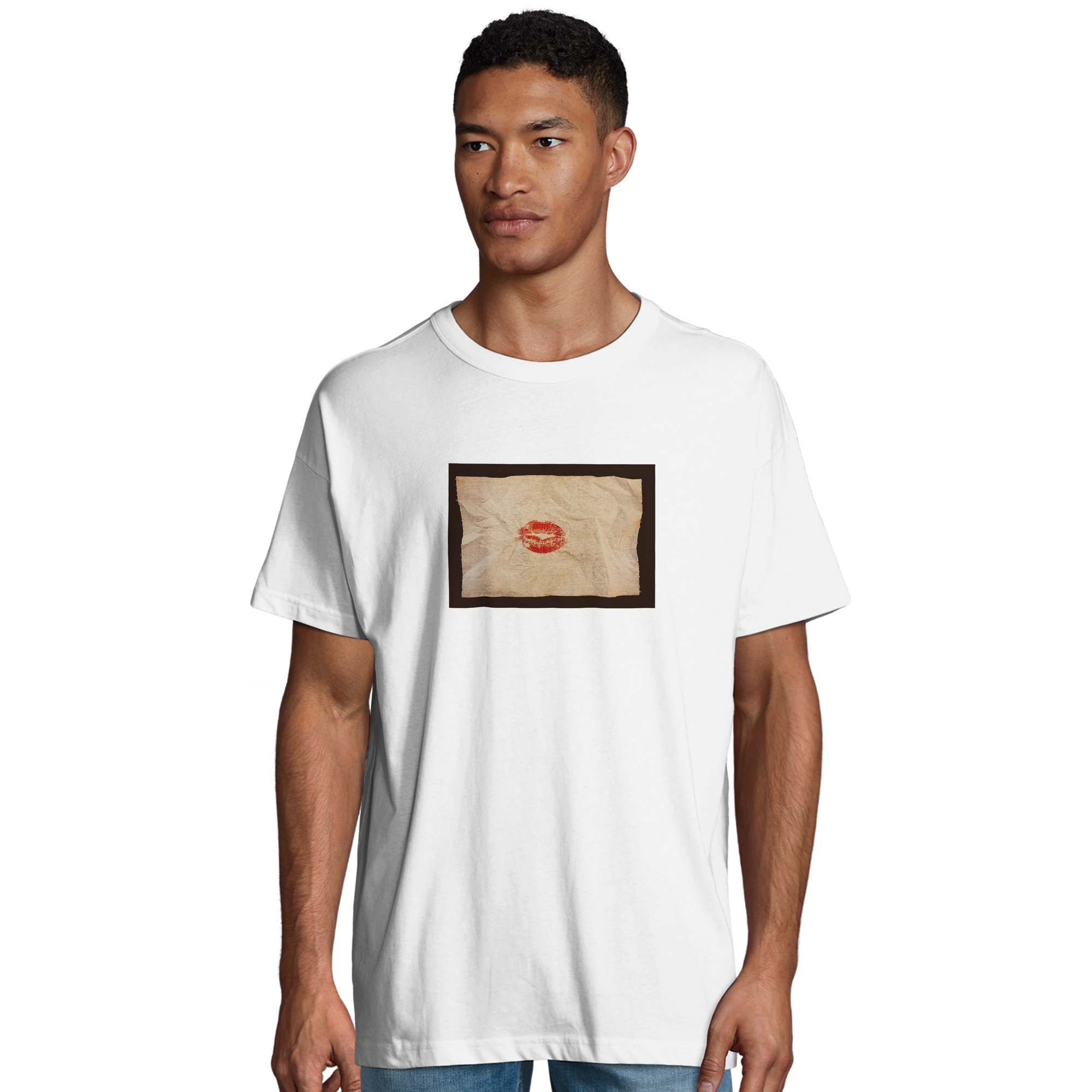 Lucky - "Kiss my Ass" T-shirt White 4