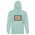 Lucky - "Kiss my Ass" Hoodie arctic blue 1