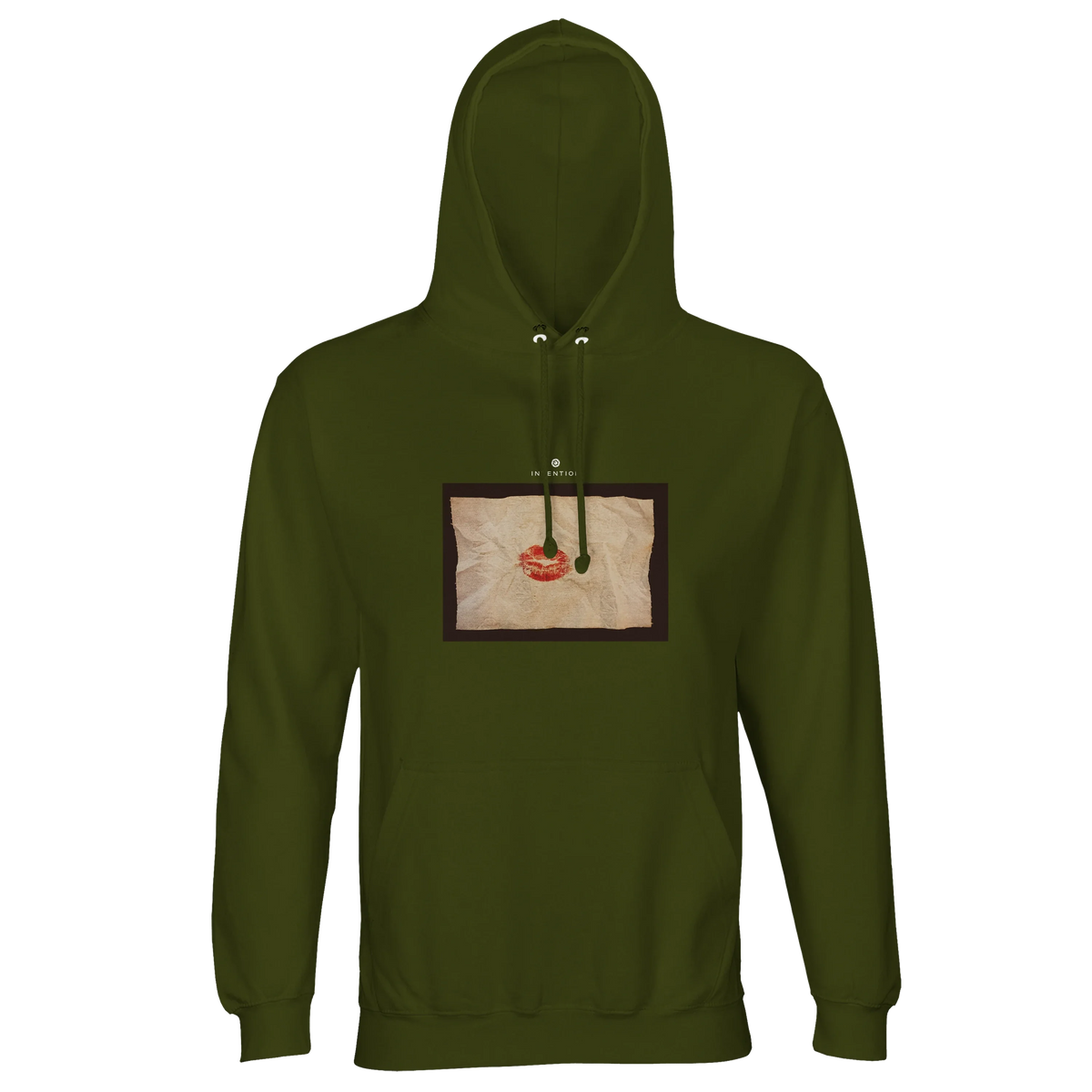 Lucky - "Kiss my Ass" Hoodie Army 1