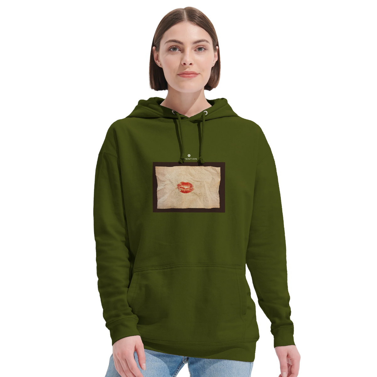 Lucky - "Kiss my Ass" Hoodie Army 5