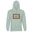Lucky - "Kiss my Ass" Hoodie creamy green 1