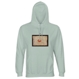 Lucky - "Kiss my Ass" Hoodie creamy green 1