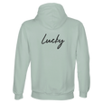 Lucky - "Kiss my Ass" Hoodie creamy green 2