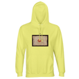 Lucky - "Kiss my Ass" Hoodie Light Yellow 1