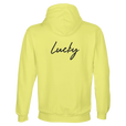 Lucky - "Kiss my Ass" Hoodie Light Yellow 2