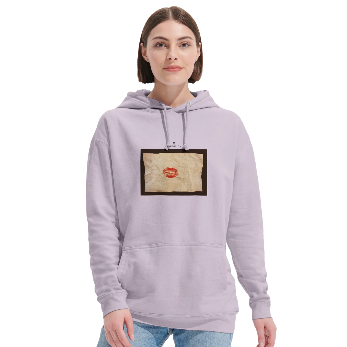 Lucky - "Kiss my Ass" Hoodie lilak 5